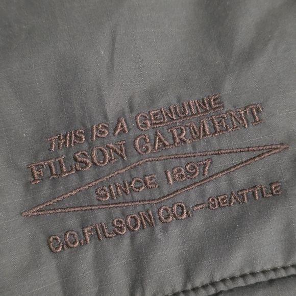 NWT Filson Chilkoot Hooded 850 Fill Goose Down Expedition Parka In Dark Forest. - Picture 11 of 14